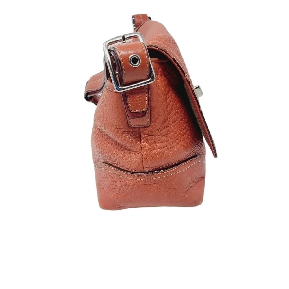 Coach | Vintage Salmon Pink Leather Pebble Top Hobo Bag (One Size)